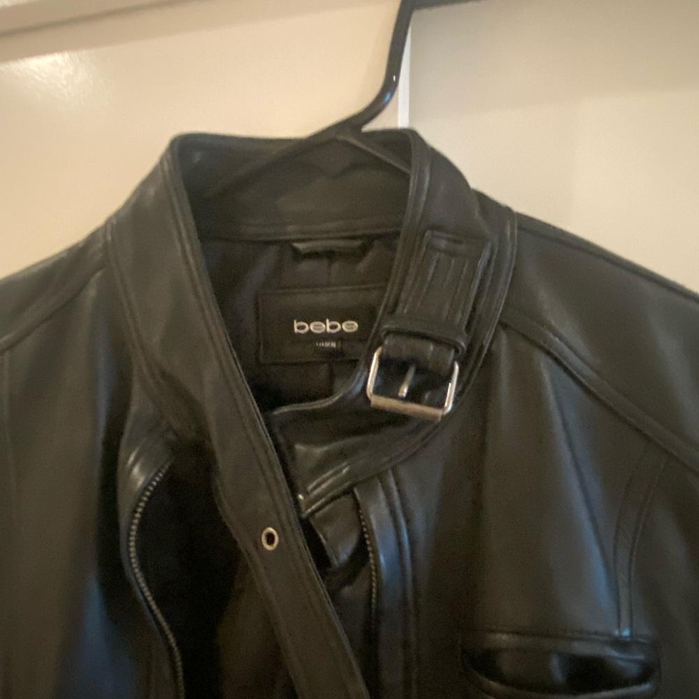 Classic gorgeous bebe lamb leather jacket - Picture 6 of 8
